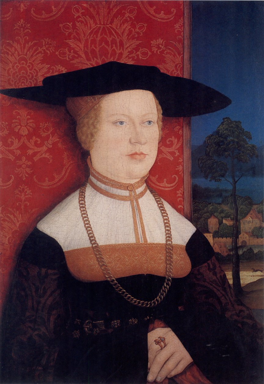 Bildnis der Margarethe Rott, geb. Vöhlin von Bernhard Strigel