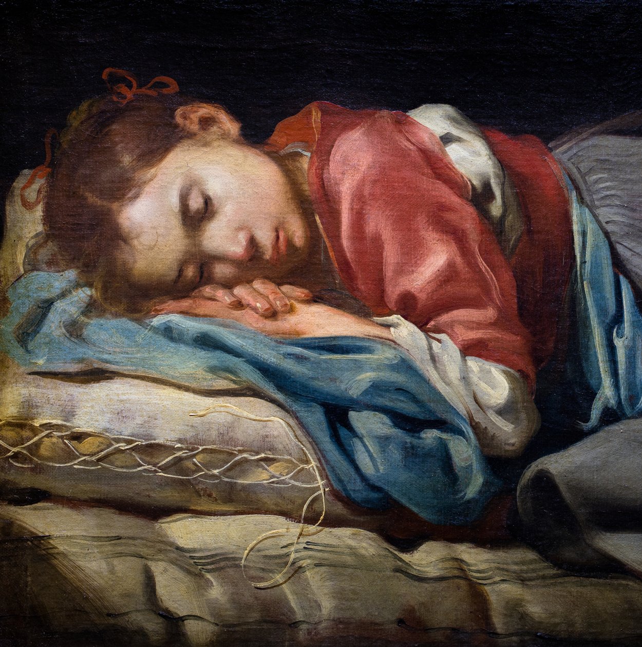 Schlafendes Mädchen von Bernhard (fl.1624 87) Keil