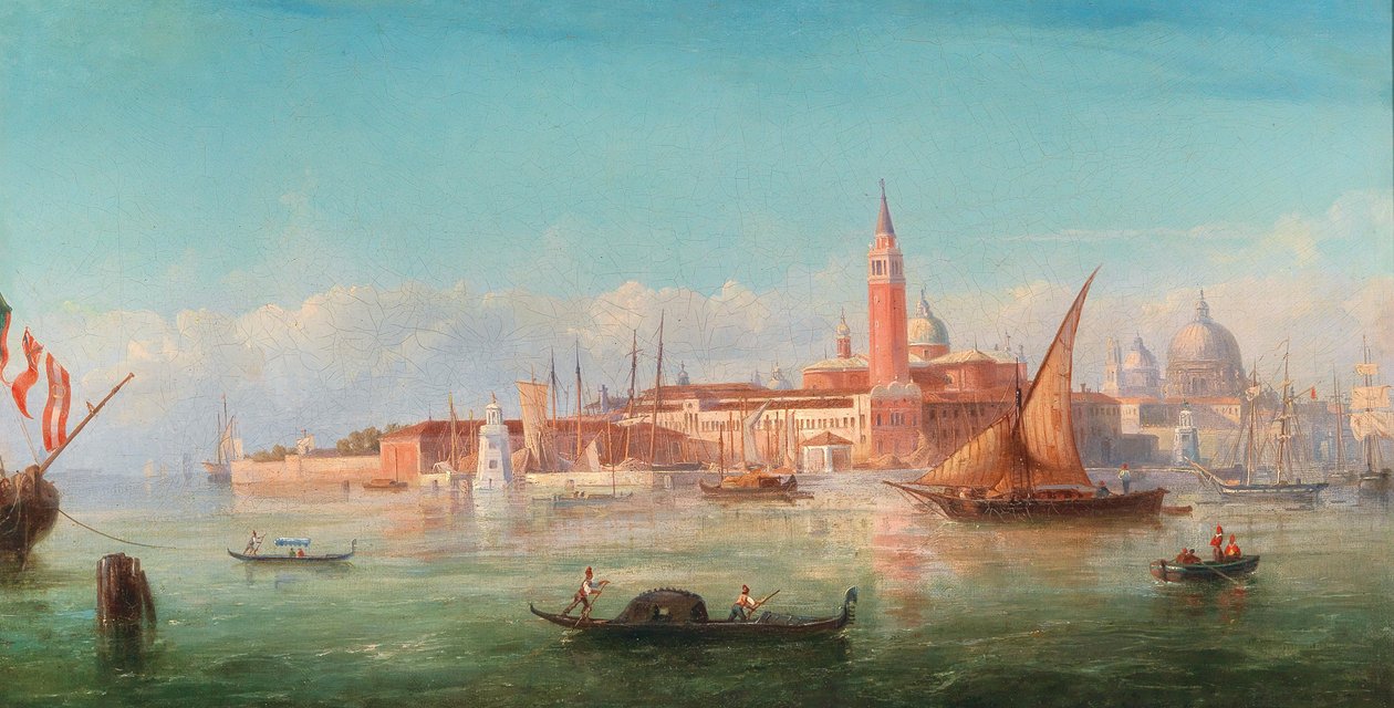 Ein Blick auf Venedig von Bernhard Fiedler