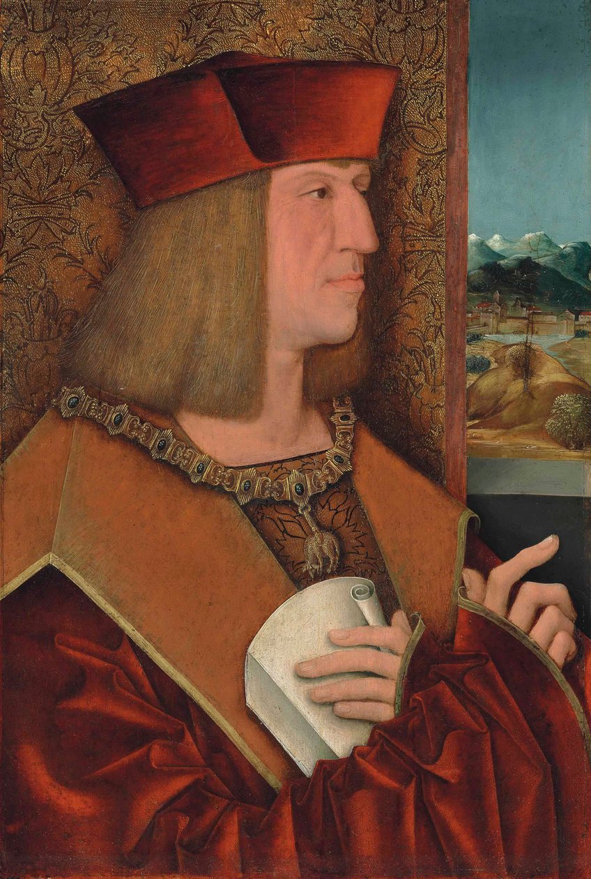 Porträt von Maximilian I. von Bernhard Strigel