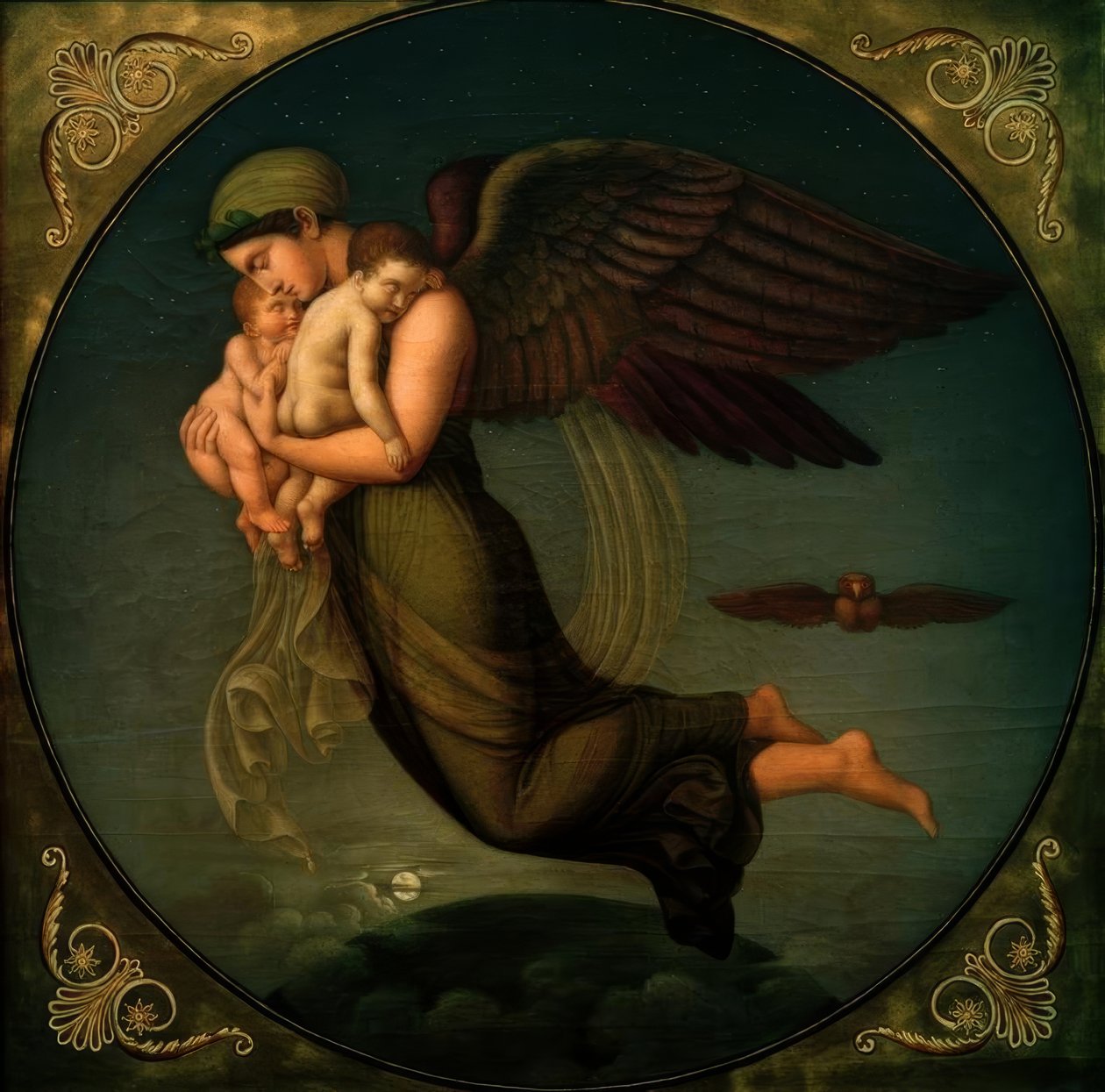 A. Senff, Die Nacht mit ihren Kindern von Bertel Thorvaldsen