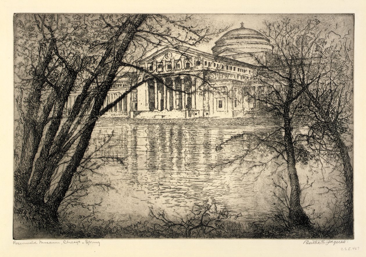 Kunstgebäude - Frühling von Bertha E. Jaques