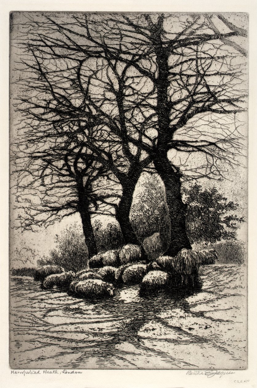 Hampstead Heath, London von Bertha E. Jaques