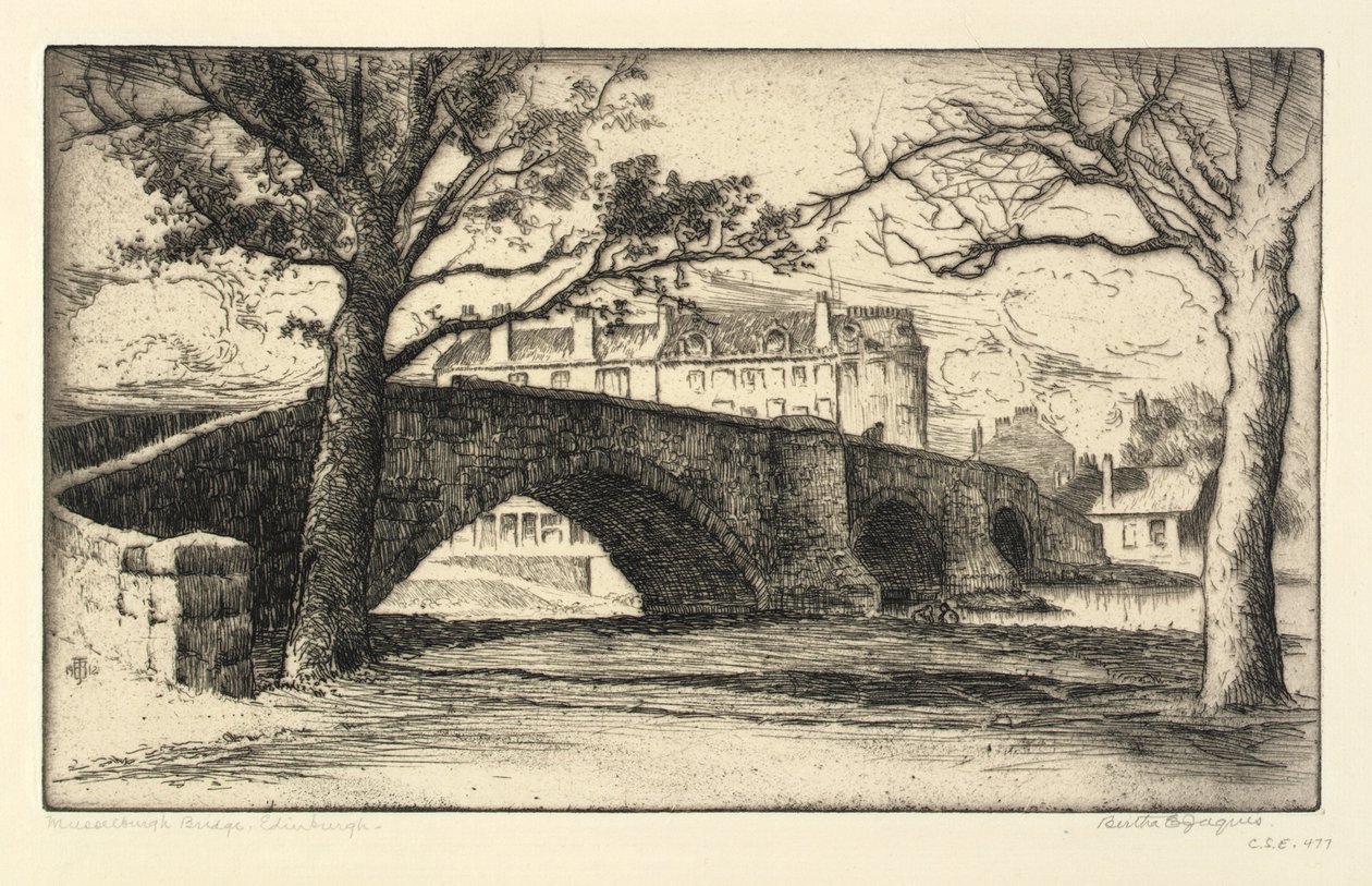 Musselburgh-Brücke, Edinburgh von Bertha E. Jaques