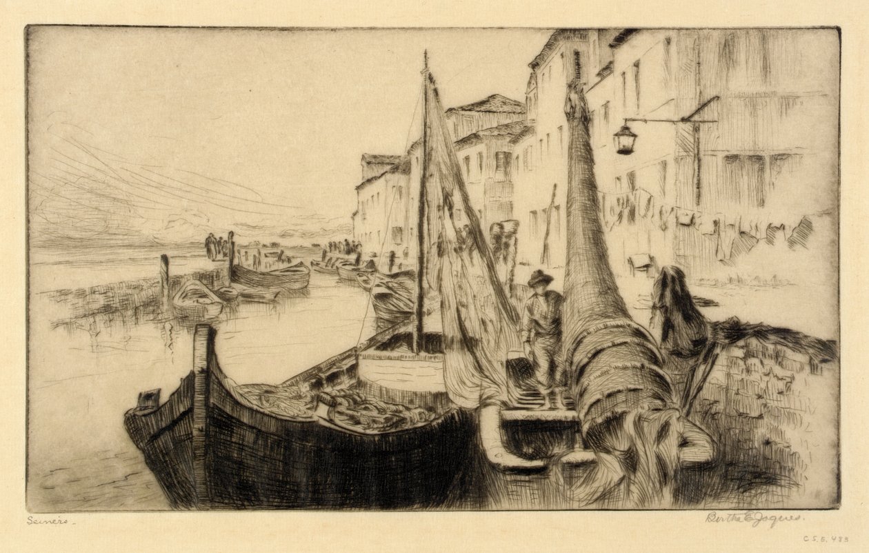 Fischer, Chioggia von Bertha E. Jaques