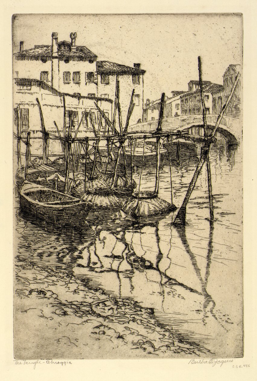 Das Gewirr, Chioggia von Bertha E. Jaques