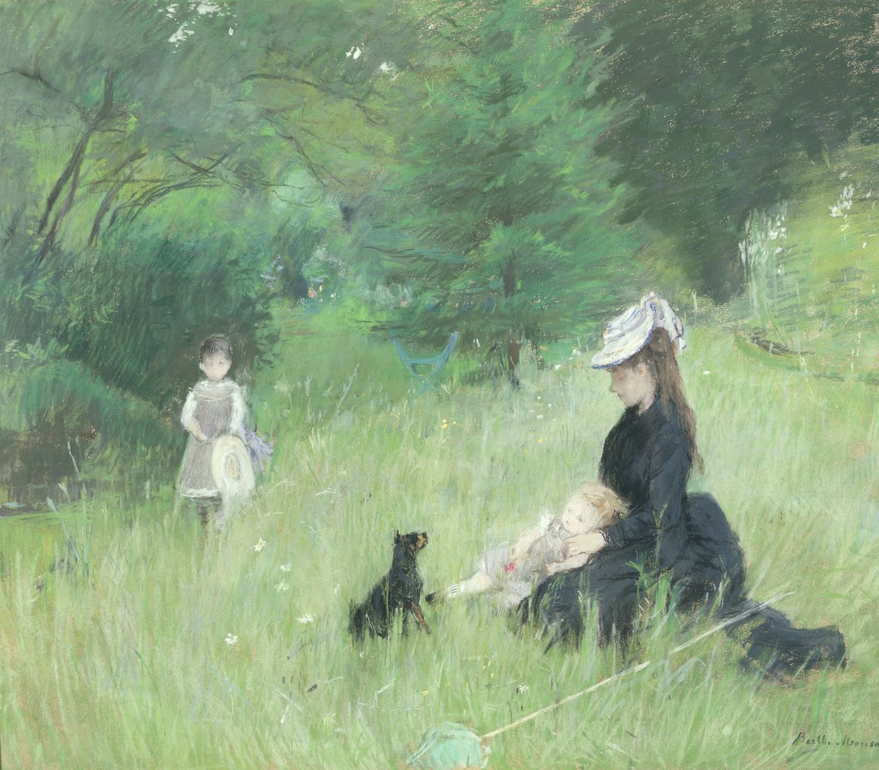 In einem Park, um 1874 von Berthe Morisot