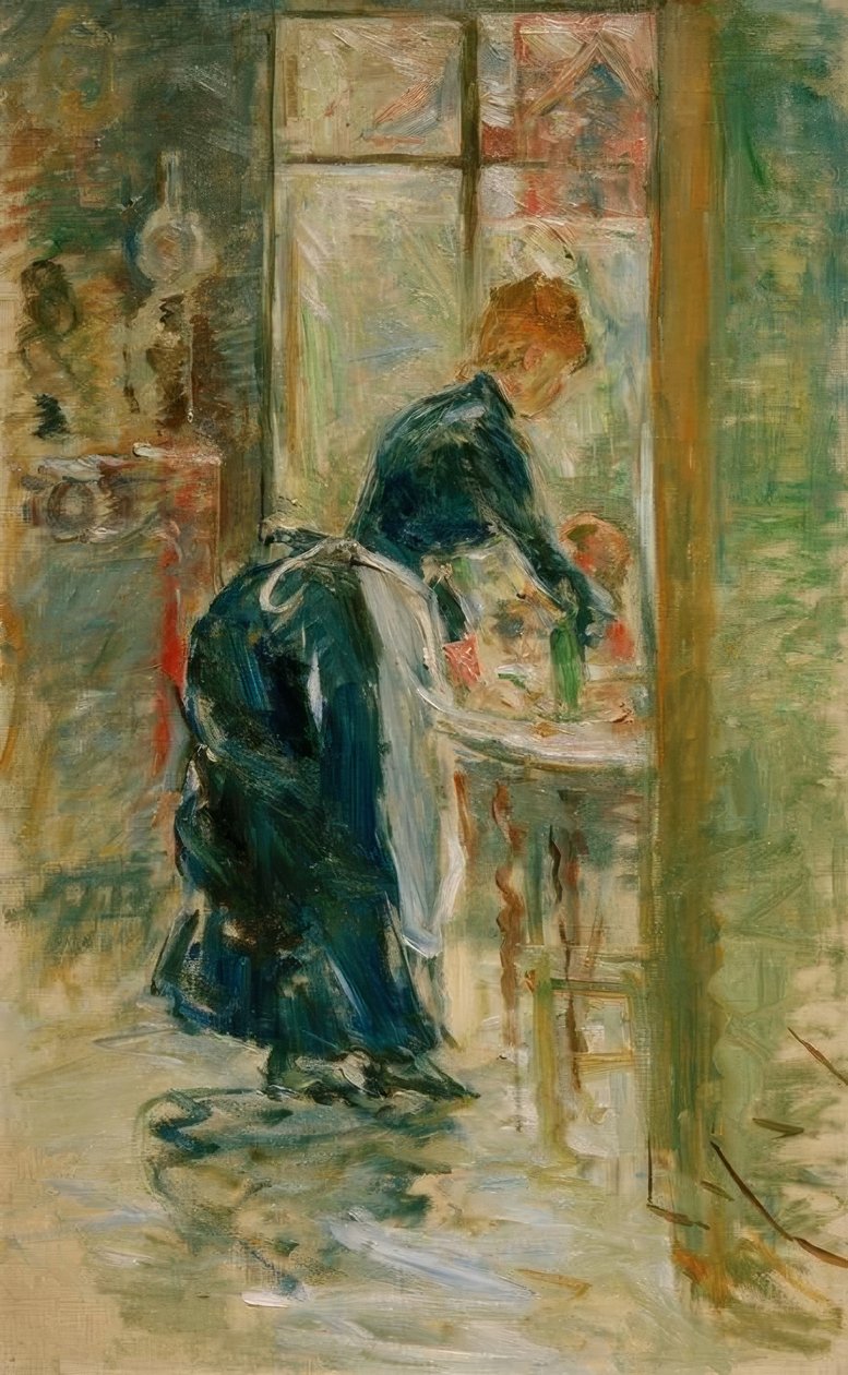 Die kleine Dienerin von Berthe Morisot