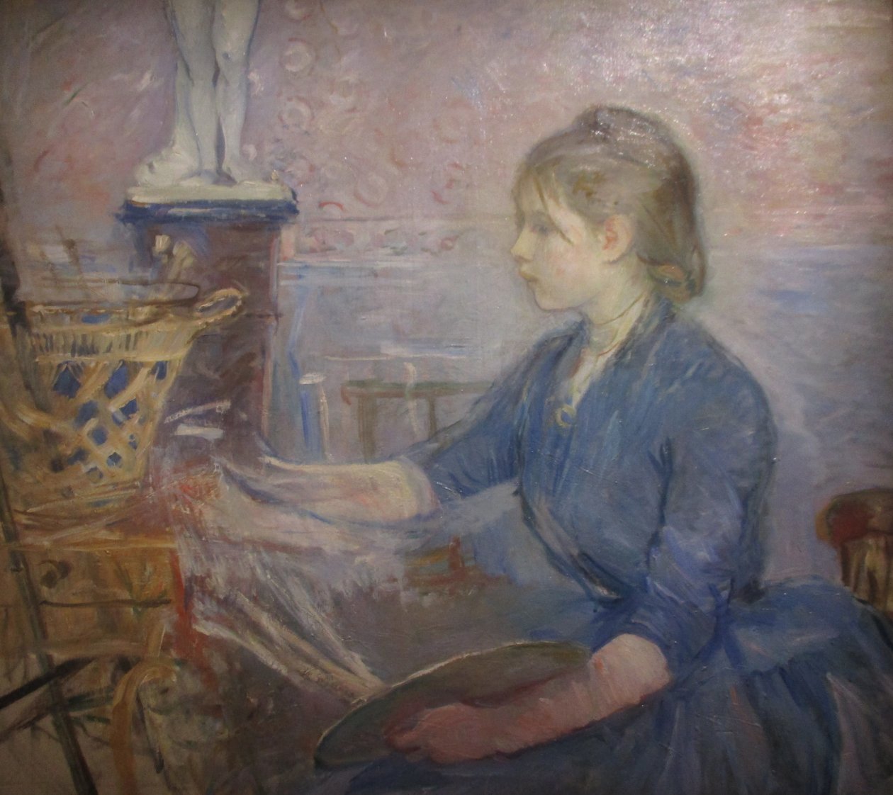 Paule Gobillard beim Malen von Berthe Morisot