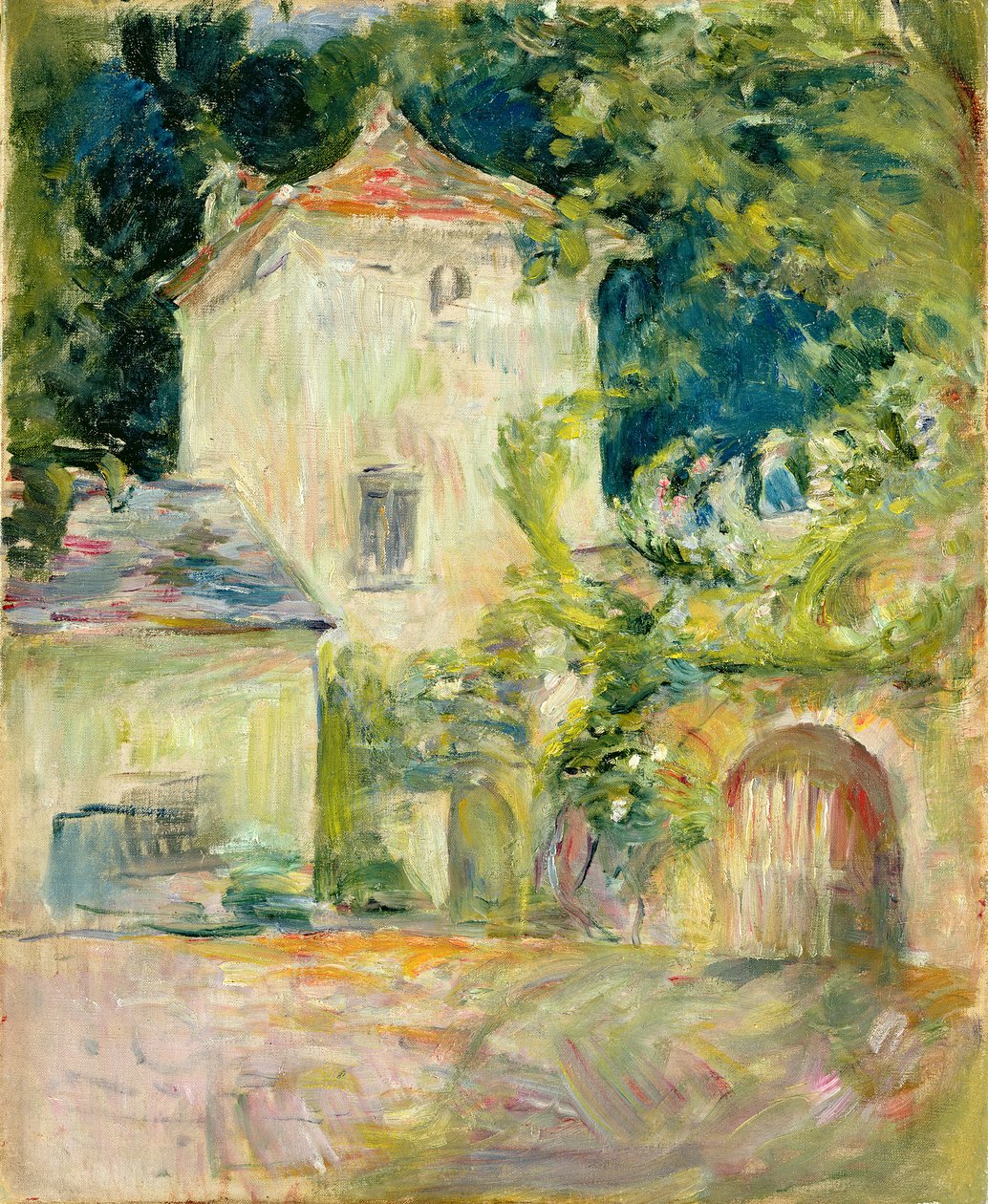 Taubenschlag im Schloss du Mesnil, Juziers, 1892 von Berthe Morisot