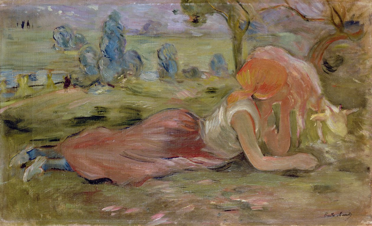 Der Ziegenhirte, 1891 von Berthe Morisot