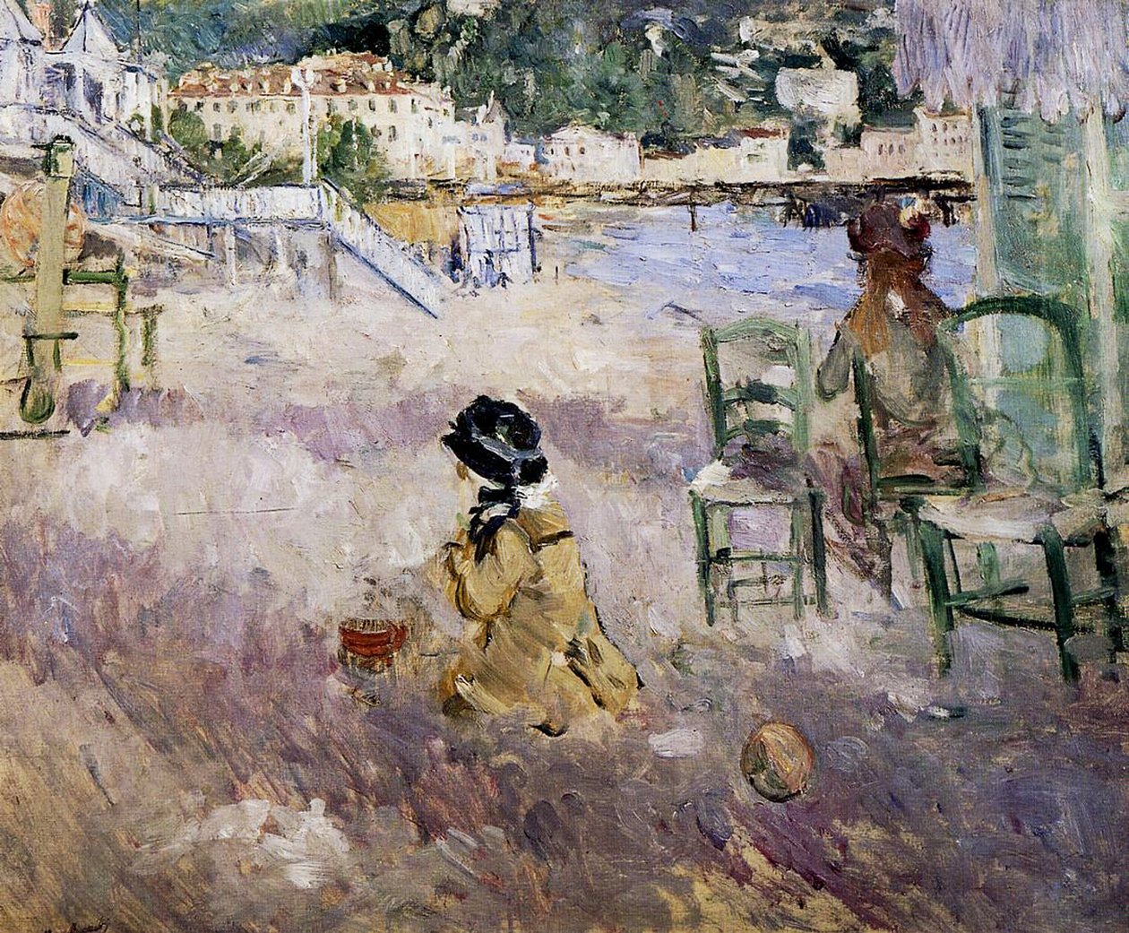 Der Strand von Nizza, 1882 von Berthe Morisot