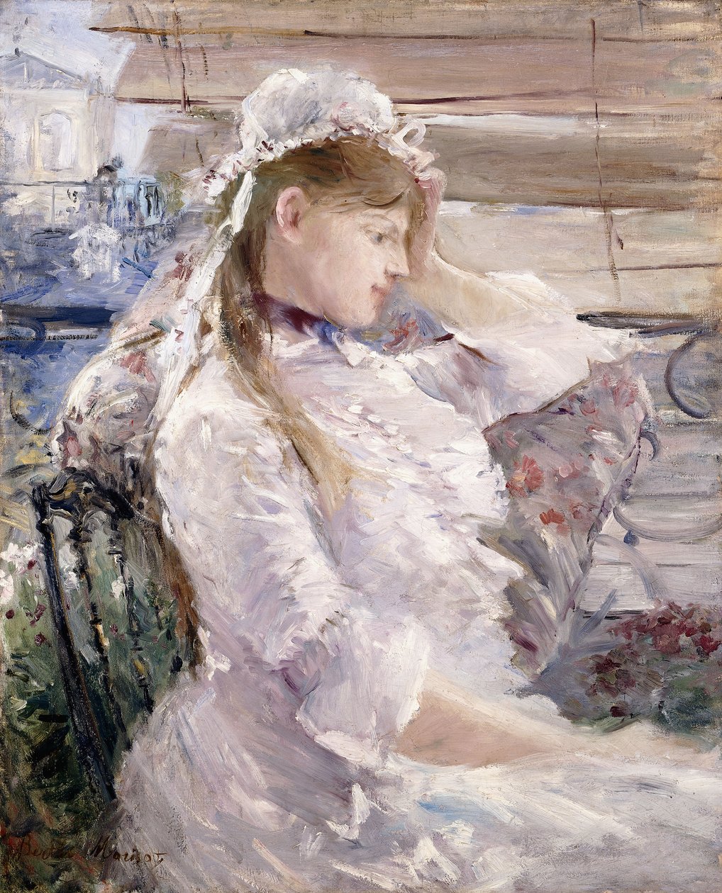 Hinter den Jalousien, 1879 von Berthe Morisot
