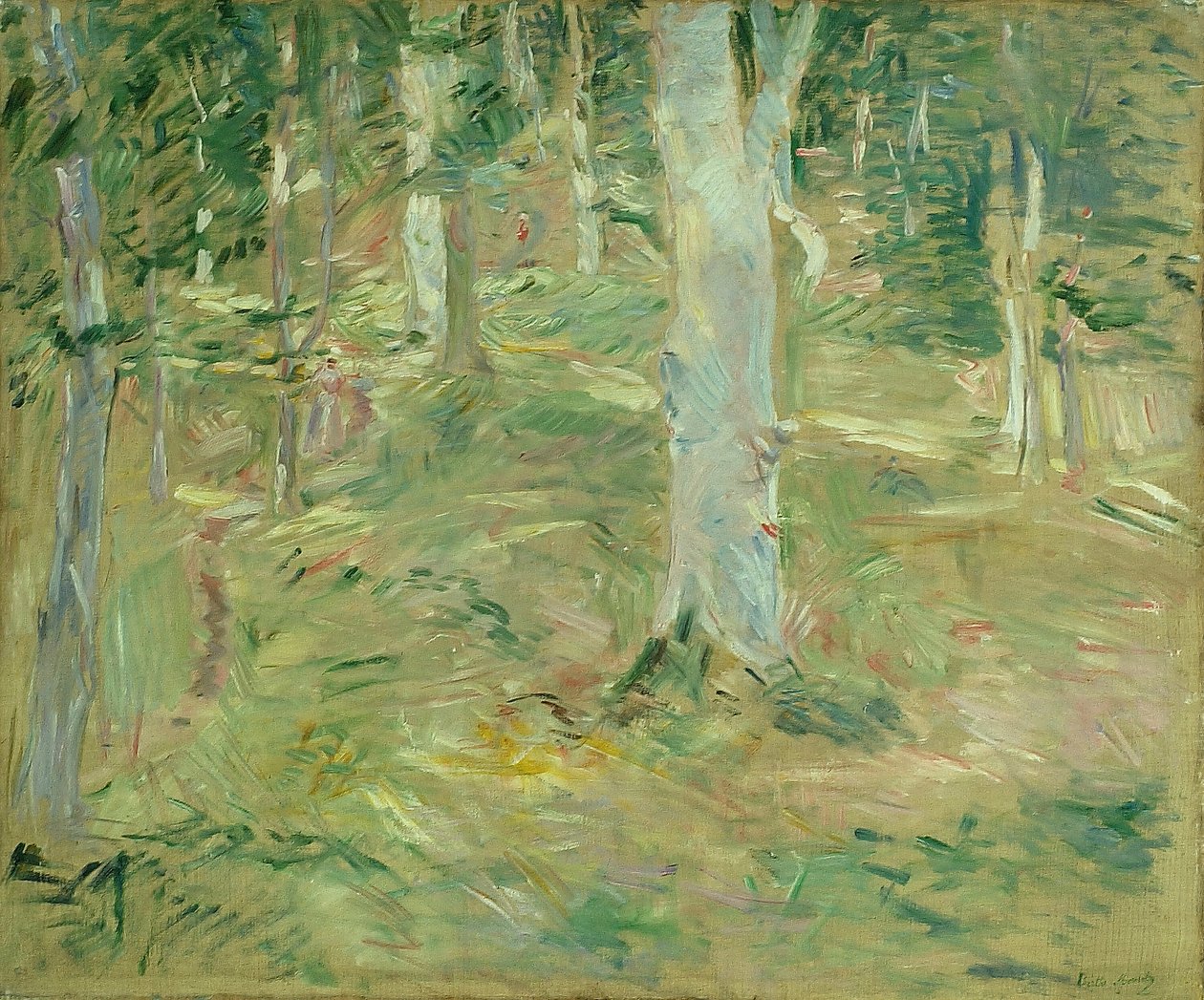 Wald von Compiègne, 1885 von Berthe Morisot
