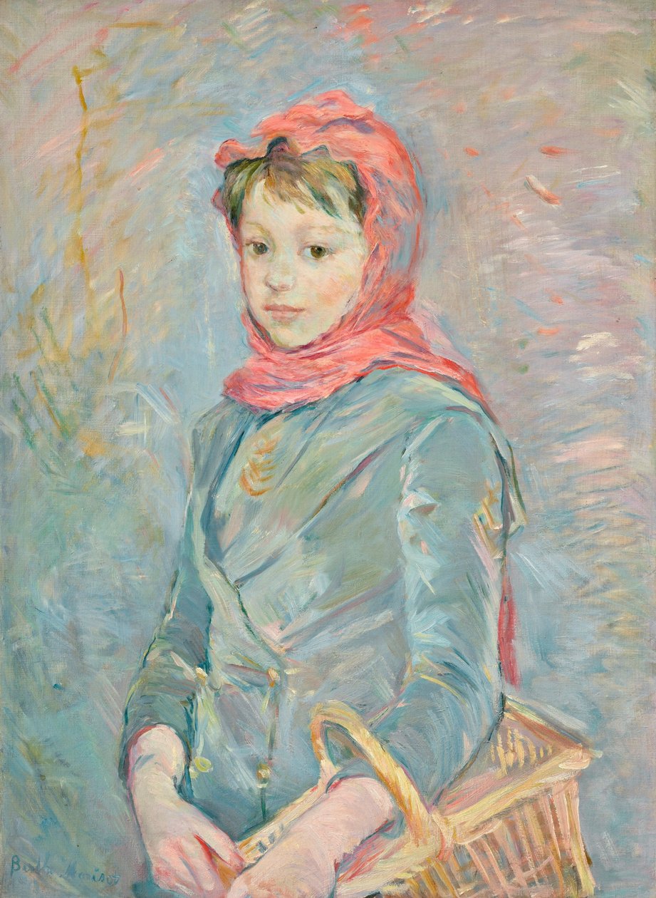 Mädchen mit einem Korb von Berthe Morisot