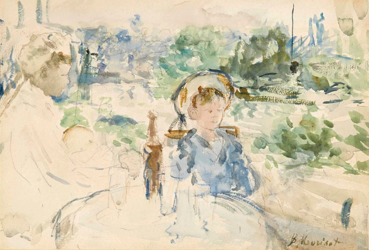 Das Frühstück auf dem Lande, 1879 von Berthe Morisot