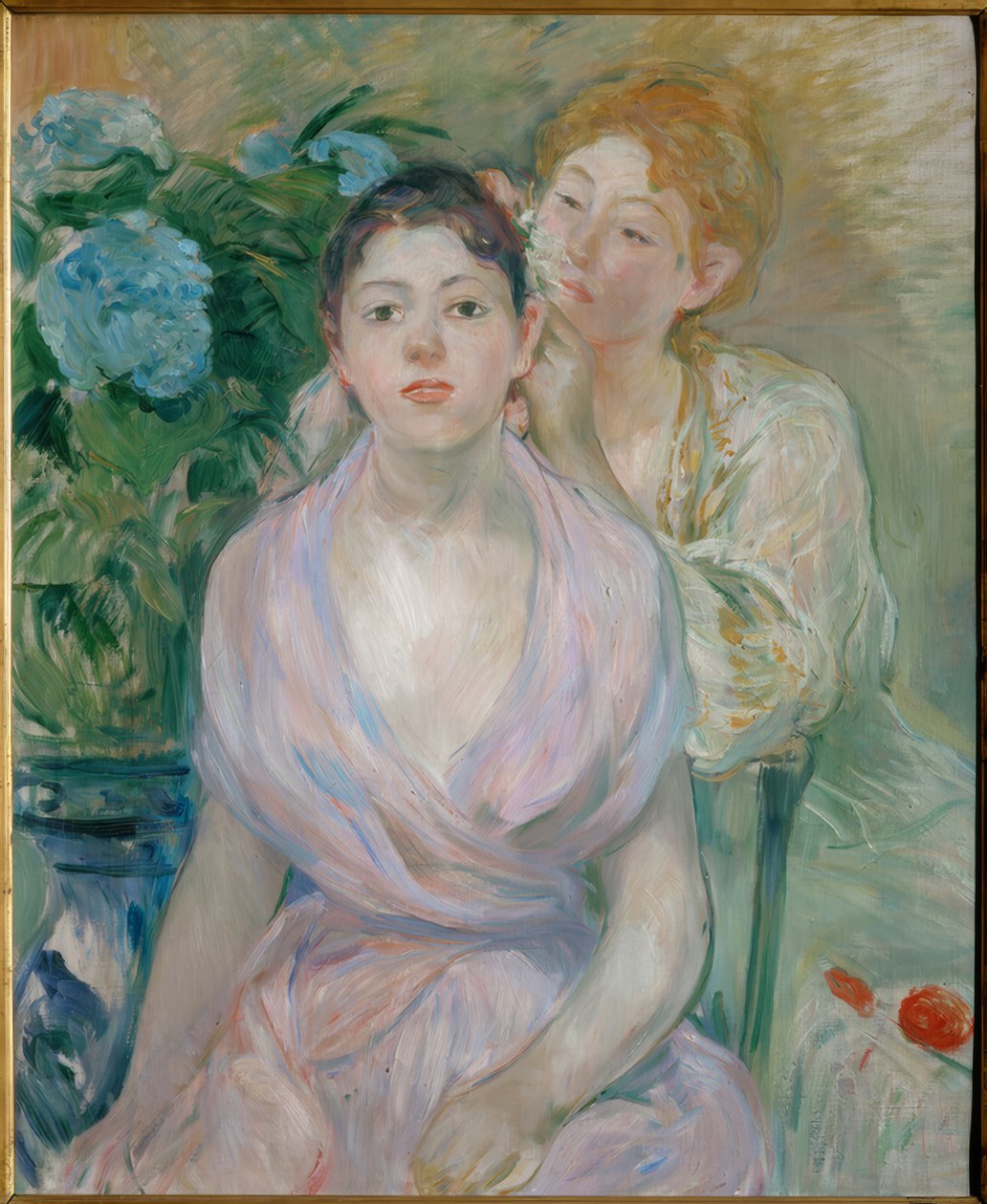 Die Hortensie oder Die zwei Schwestern von Berthe Morisot
