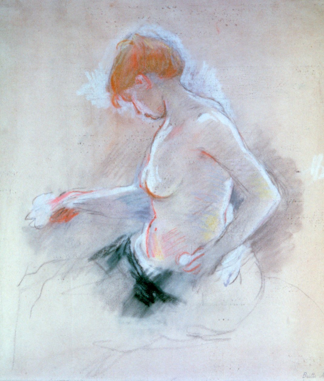 Akt, ca. 1861-1895 von Berthe Morisot