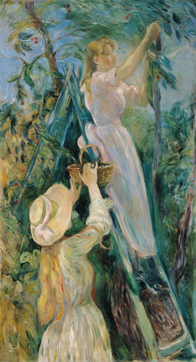 Der Kirschpflücker von Berthe Morisot