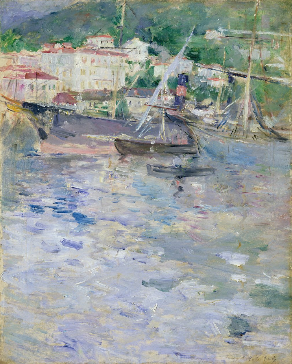 Der Hafen von Nizza von Berthe Morisot