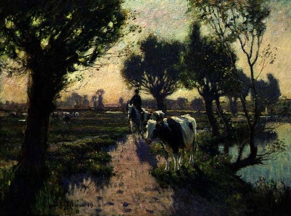 Der Flussweg von Bertram Priestman