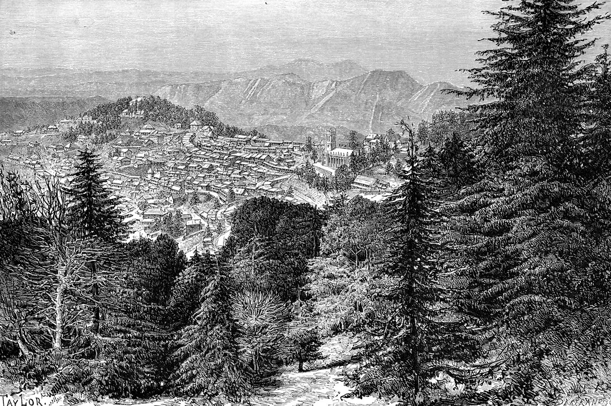 Simla, Indien, 1895 von Auguste Bertrand