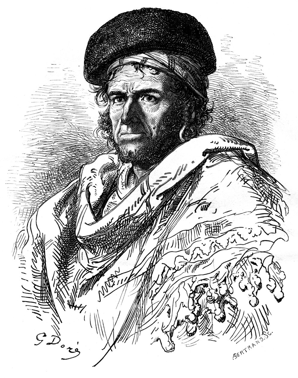 Spanische Zigeunerin, Mitte - spätes 19. Jahrhundert von Auguste Bertrand