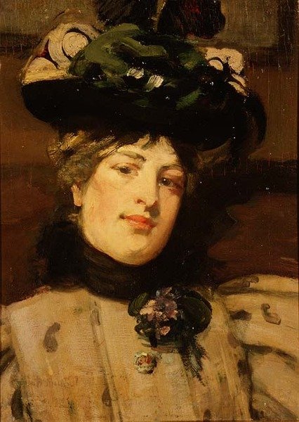 Porträt einer Dame von Bessie MacNicol