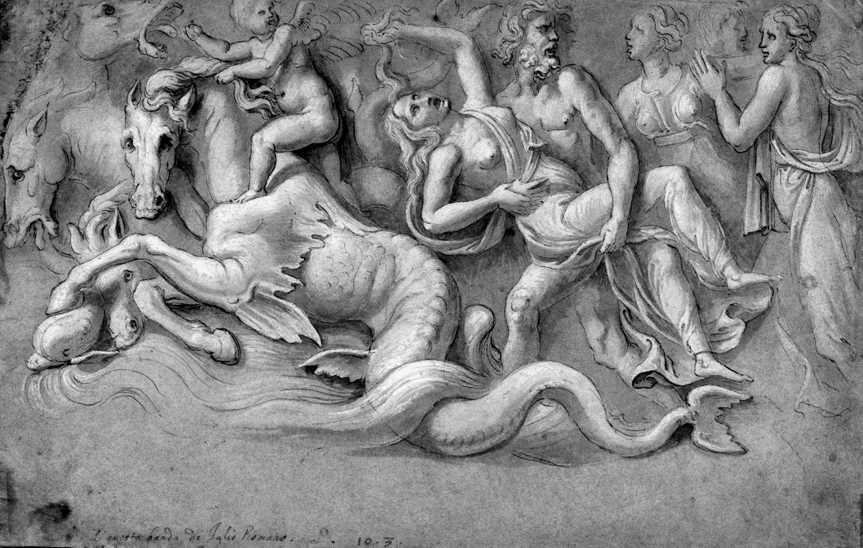 Neptun entführt Caenis von Biagio Pupini