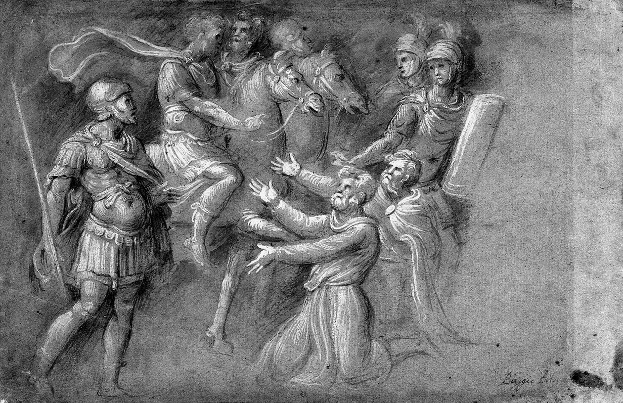Neptun entführt Caenis von Biagio Pupini