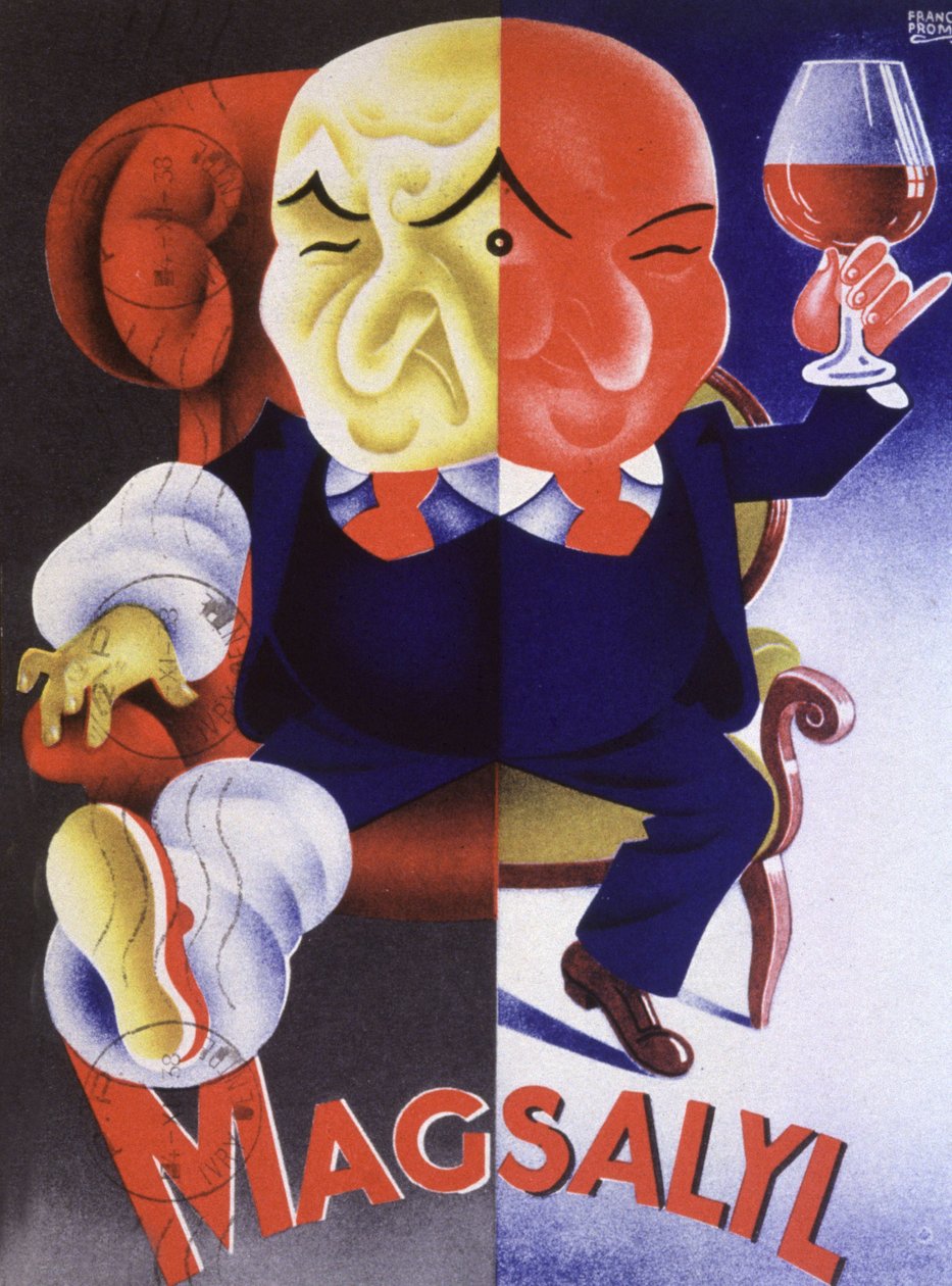 Magsalyl, Gichtmedizin (Plakat) von Bib