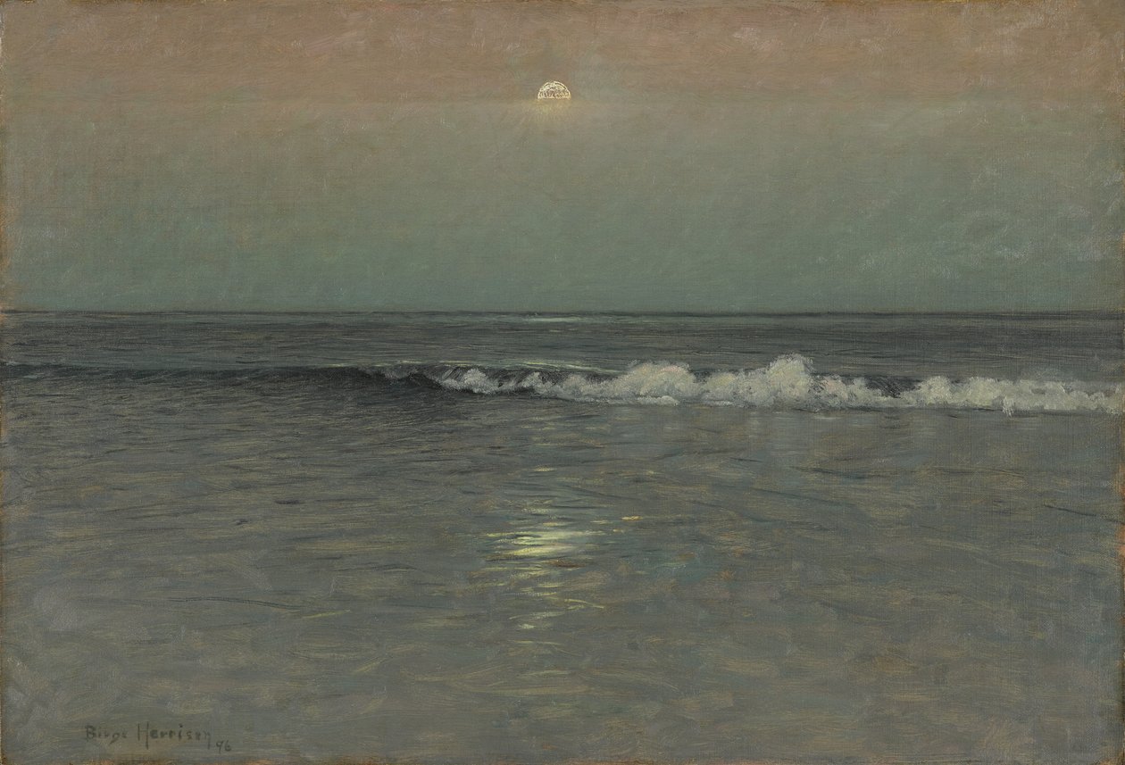 Die Nacht sinkt auf das Meer von Birge Harrison