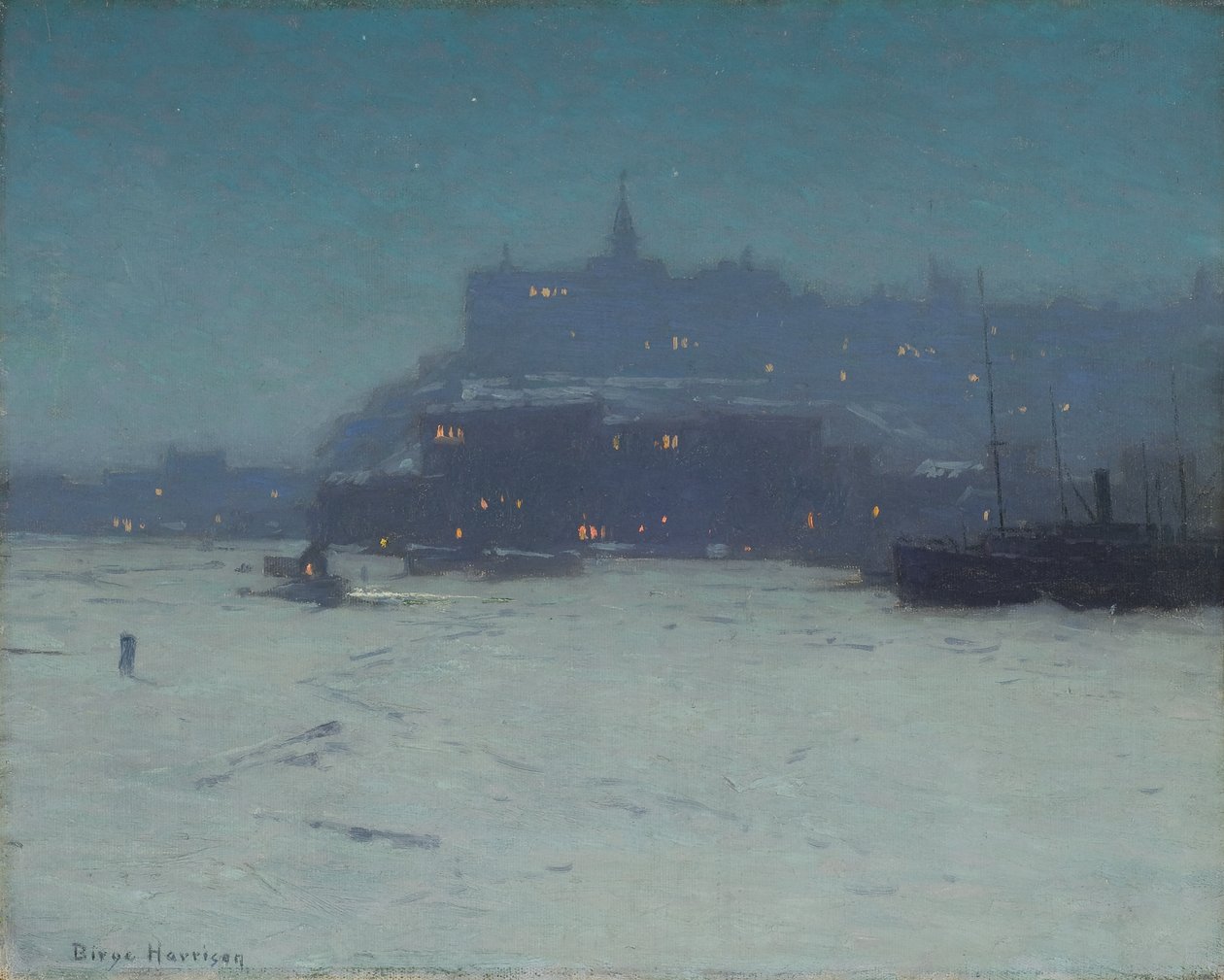Quebec vom Hafen aus, ca. 1910 von Lowell Birge Harrison