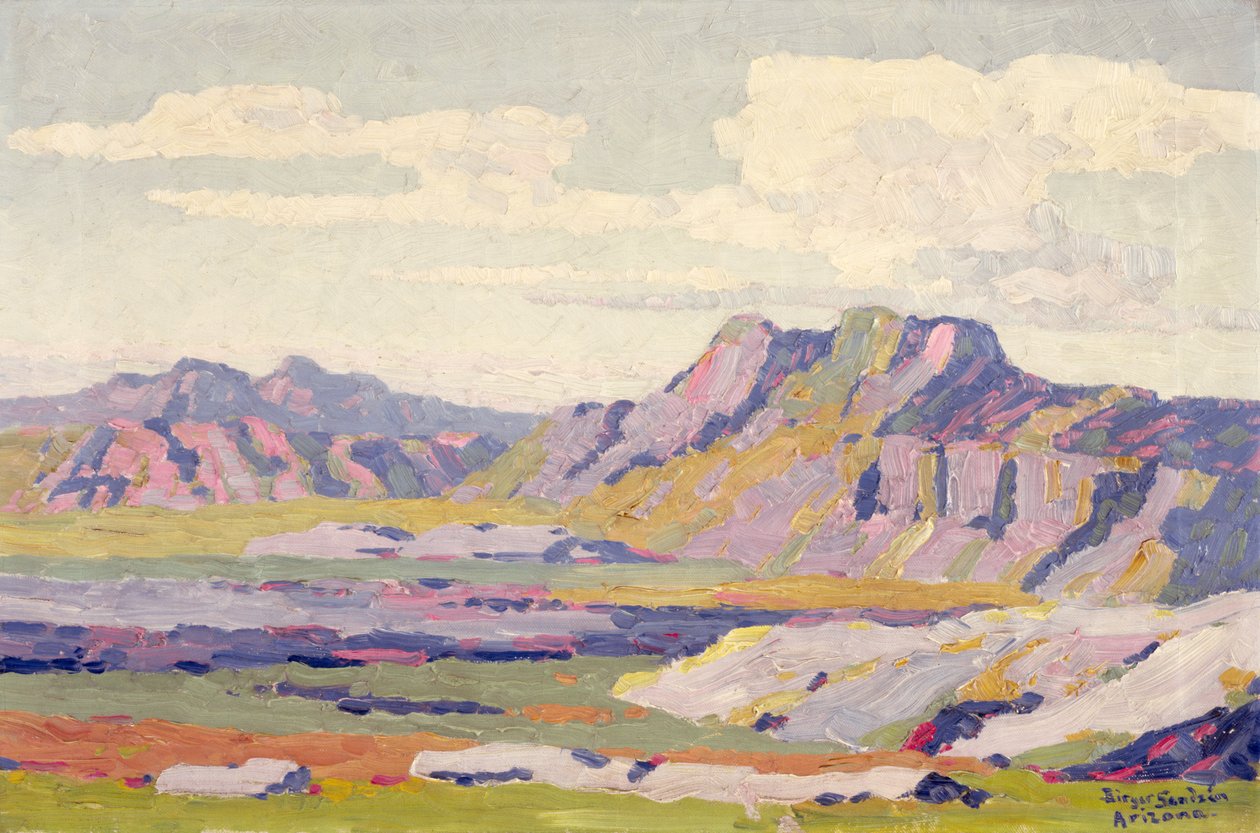 In der Painted Desert, Arizona von Birger Sandzen