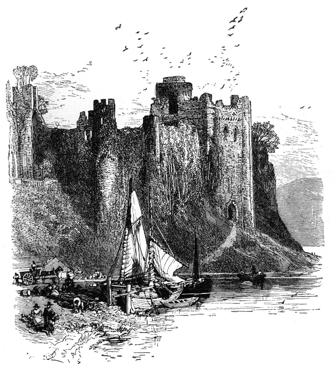 Pembroke Castle von Birket Foster