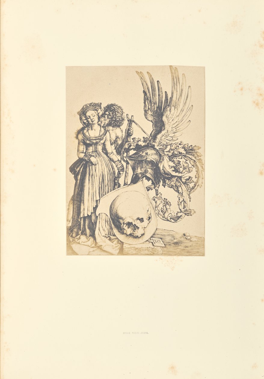Die Wappen mit Totenkopf von Bisson Frères
