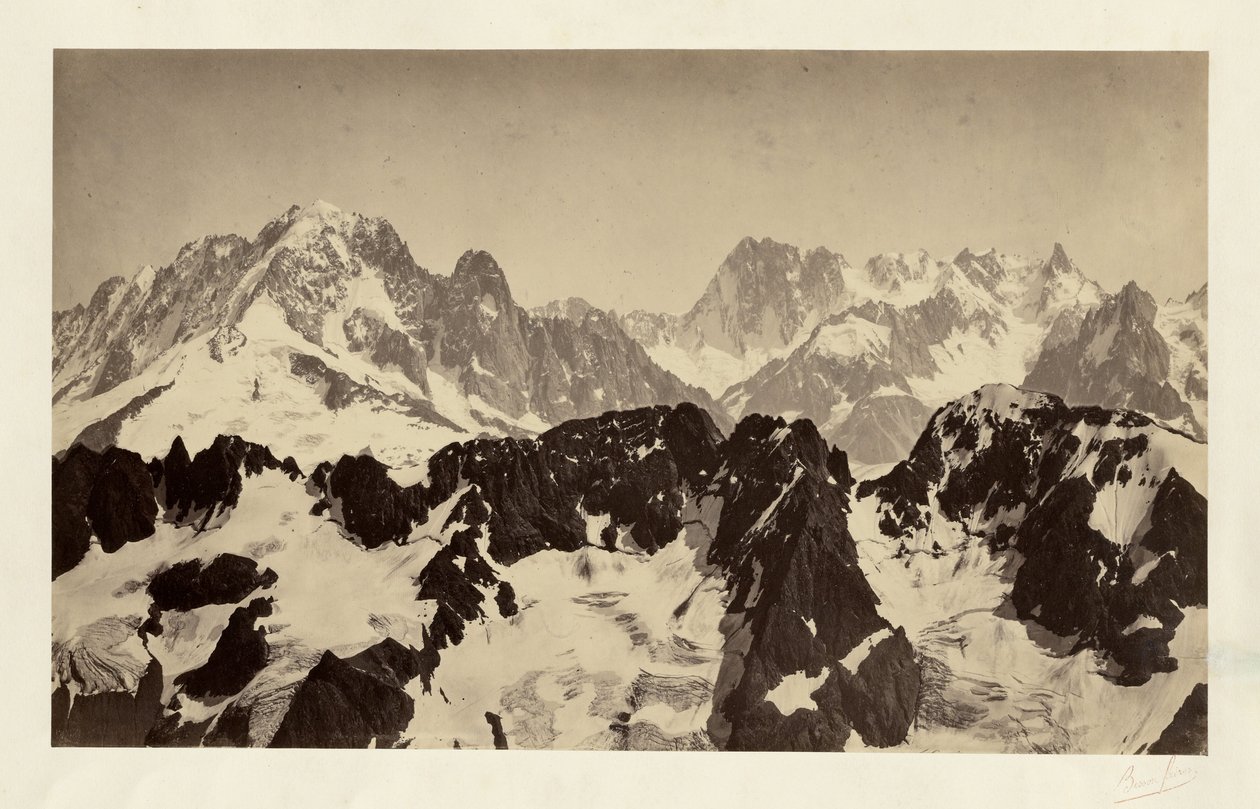 [Blick auf die Alpen] von Bisson Frères