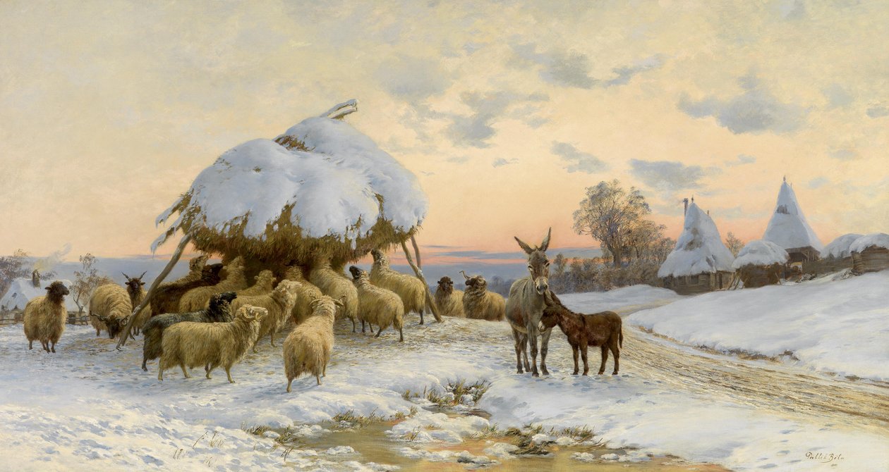 Winterzeit von Béla Pállik