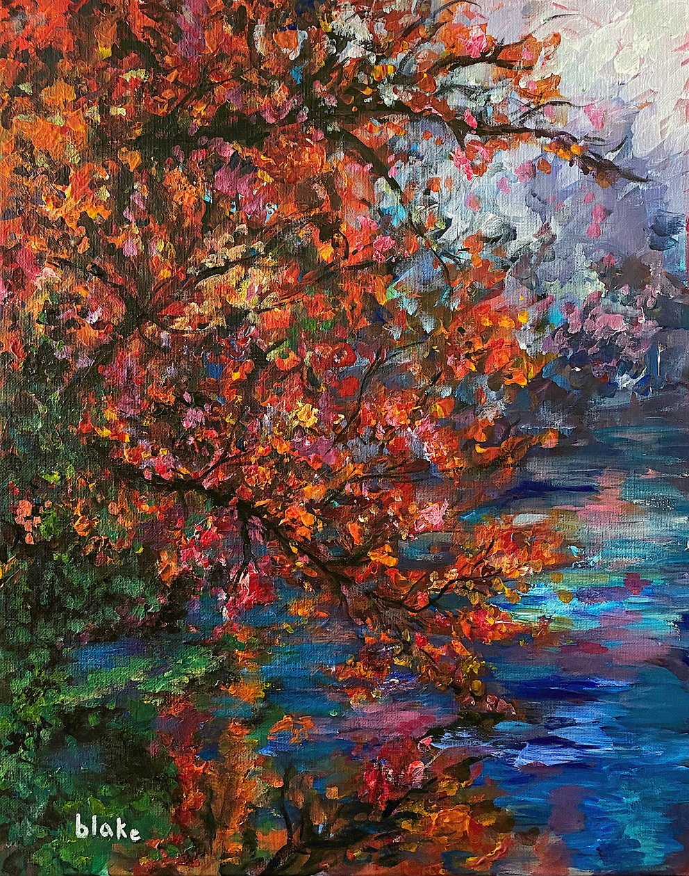 Herbstfluss von Blake Munch