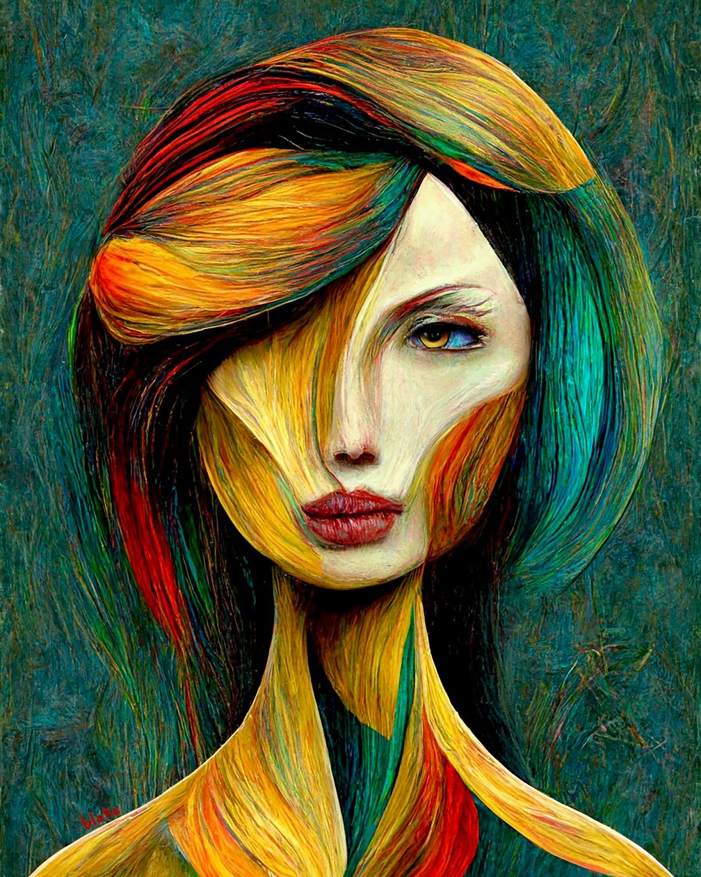 Frauen in Holz verwandeln, ca. 2022 von Blake Munch