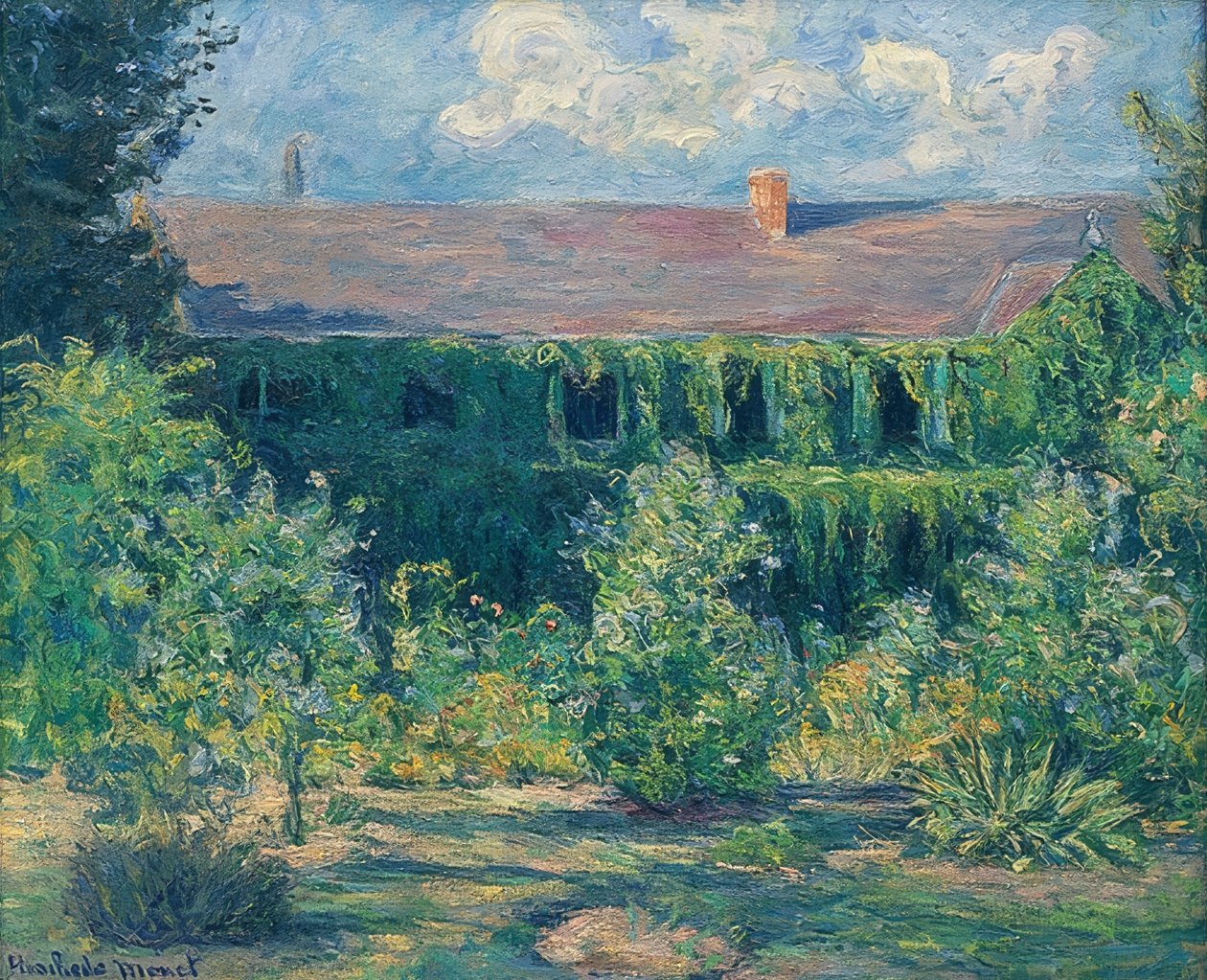Haus und Garten von Claude Monet von Blanche Hoschede Monet