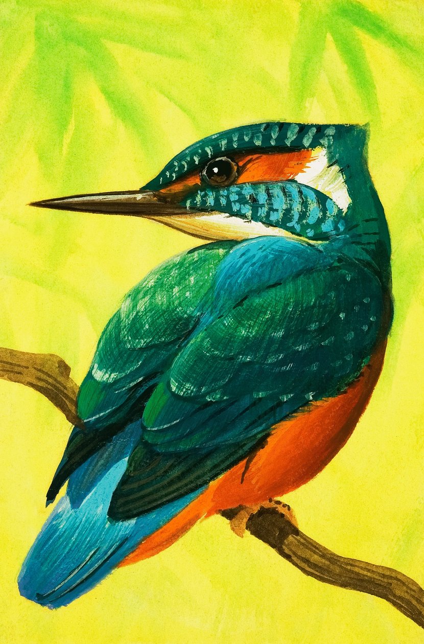 Eisvogel von Bob Hersey