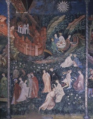 Der Monat Mai, ca. 1400 von Bohemian School