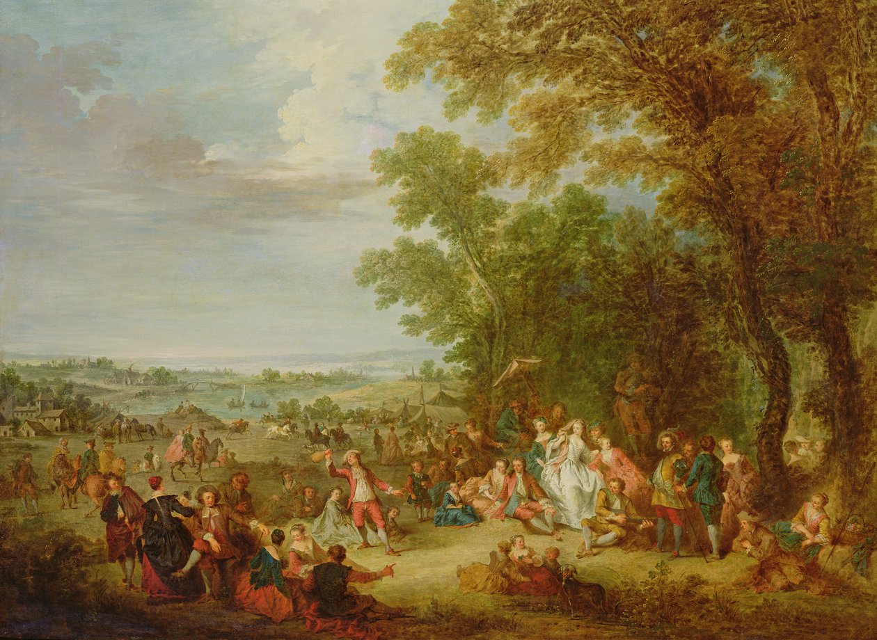 Fete Champetre, 1728 von Bonaventure de Bar