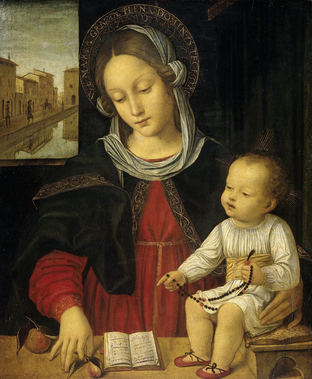 Madonna und Kind von Borgognone