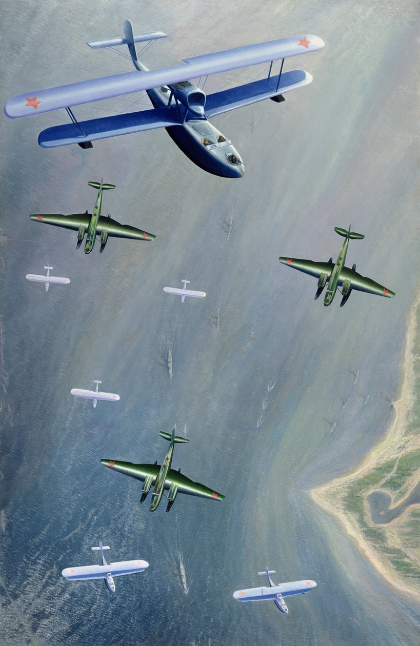 Wasserflugzeuge, 1933 von Boris Ivanovich Tsvetkov