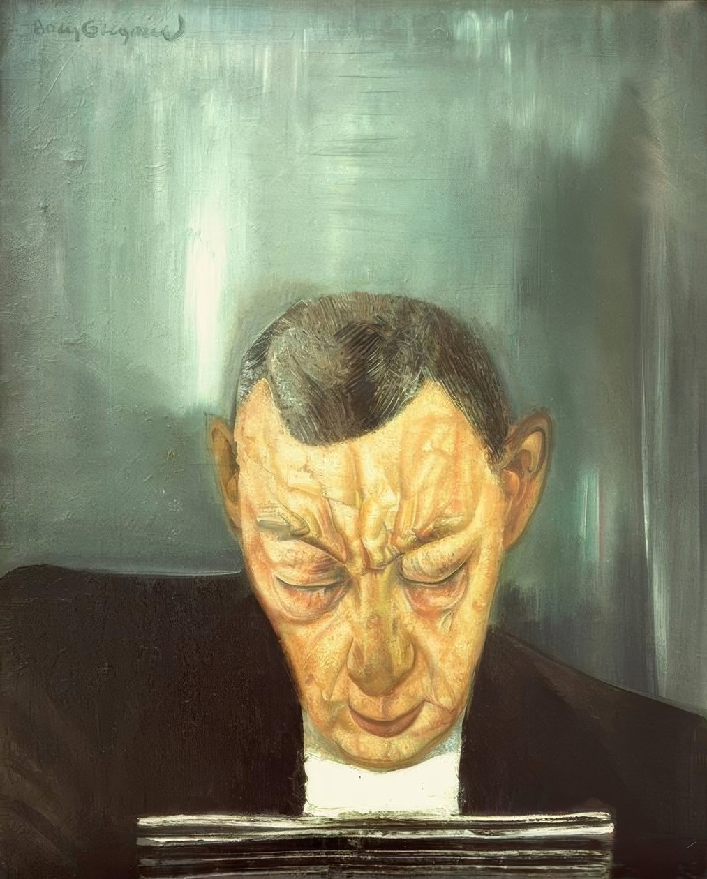 Porträt Rachmaninow von Boris D. Grigorjew