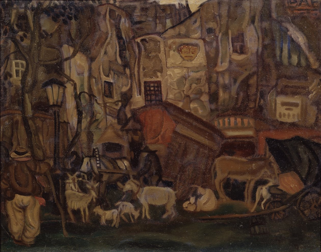 Altes Paris, 1913 von Boris Dmitrievich Grigoriev