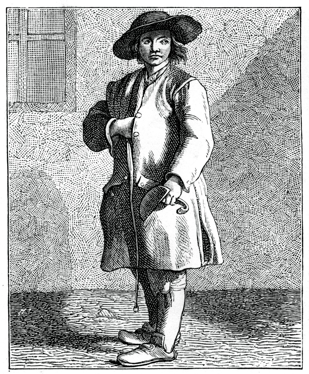 Ein Schornsteinfeger, 1737-1742 von Bouchardon