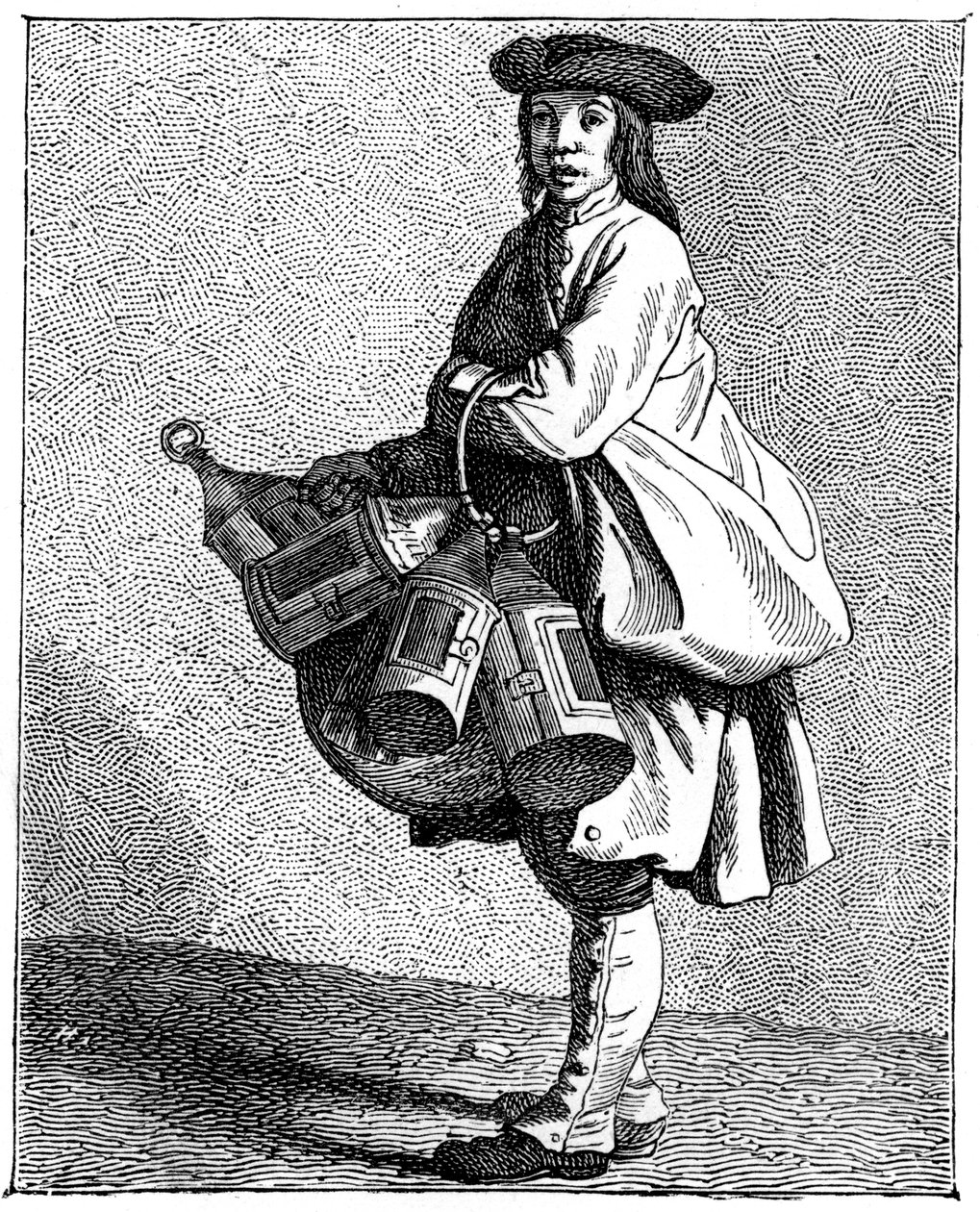 Ein Laternenhändler von Bouchardon